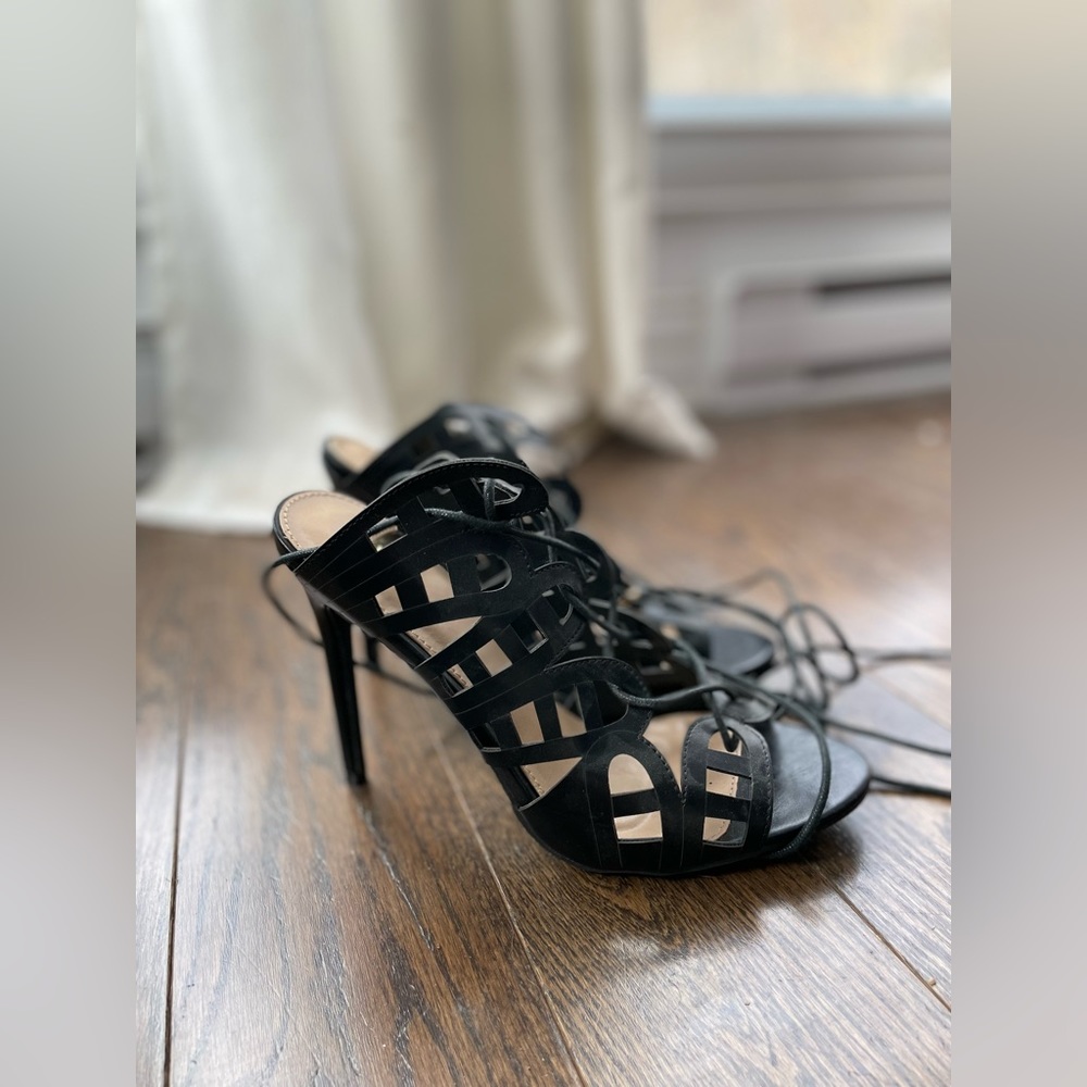 Julianna Style Yoki Lace Up Heels